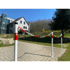 Barrier posts#Steel tube Ø 42 x 2,5 mm#stationary#for casting in concrete