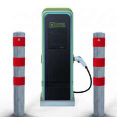 Impact protection bollards#as e-charging post protection