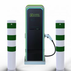 Impact protection bollards#as e-charging post protection