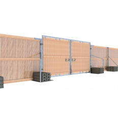 Individual parts #Wooden fence gate