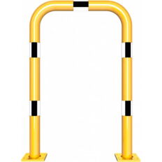 Anti-nudge hoop#removable#steel tube Ø 76 mm#yellow / black