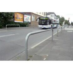 Universal hoop#of steel tube#Ø 76 x 2,6 mm#for casting in concrete