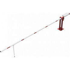 Access barrier with counterweight#and swing post