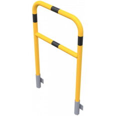 Protective bar made of steel tubing#Ø 48 x 2.5 mm#with crossbar#for wall mounting