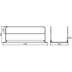 Aluminium and steel #trench bridge