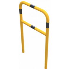 Protective bar made of steel tubing #Ø 48 x 2.5 mm#with crossbar