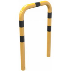 Anti-nudge hoop#steel tube Ø 76 mm#yellow / black