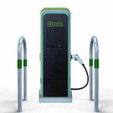Barrier bracket #as e-charging station protection