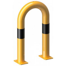 Anti-nudge hoop#steel tube Ø 76 mm#yellow / black
