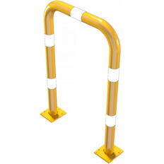 Anti-nudge hoop#removable#steel tube Ø 76 mm#yellow / black