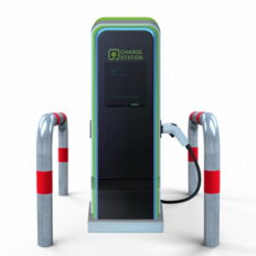 Impact protection bars #as e-charging post protection