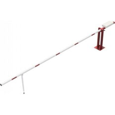 Access barrier with counterweight#and swing post