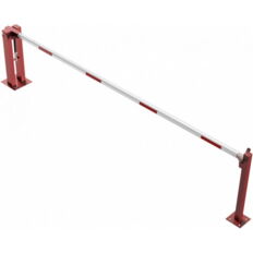 Manual barrier#with pneumatic spring#and fixed pole support