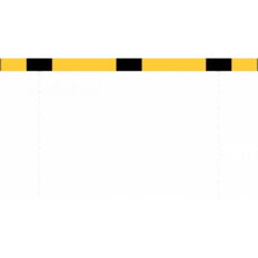 Barrier#aluminium profile#white coated /#red reflecting