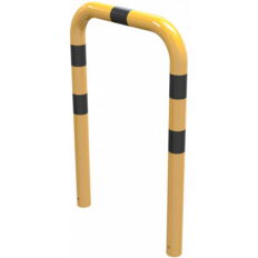 Anti-nudge hoop#steel tube Ø 76 mm#yellow / black