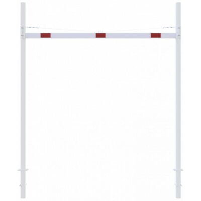 Height restriction barrier#with 2 square posts