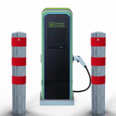 Impact protection bollards#as e-charging post protection