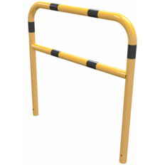 Protective bar made of steel tubing#Ø 60 x 2.5 mm#with crossbar