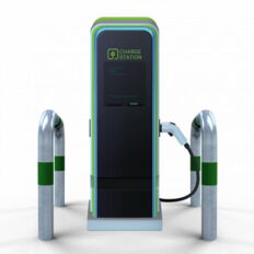 Impact protection bars #as e-charging post protection