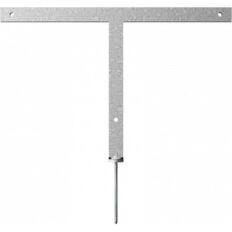 Holder for sign flat steel for sign Ø 450 mm