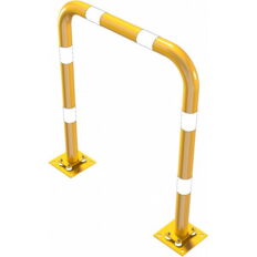 Anti-nudge hoop#flexible, tiltable#steel tube Ø 76 mm#yellow / black