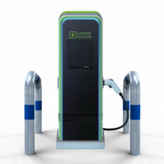 Impact protection bars #as e-charging post protection